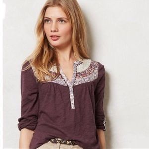Anthropologie Akemi + Kin Caroline Top Large